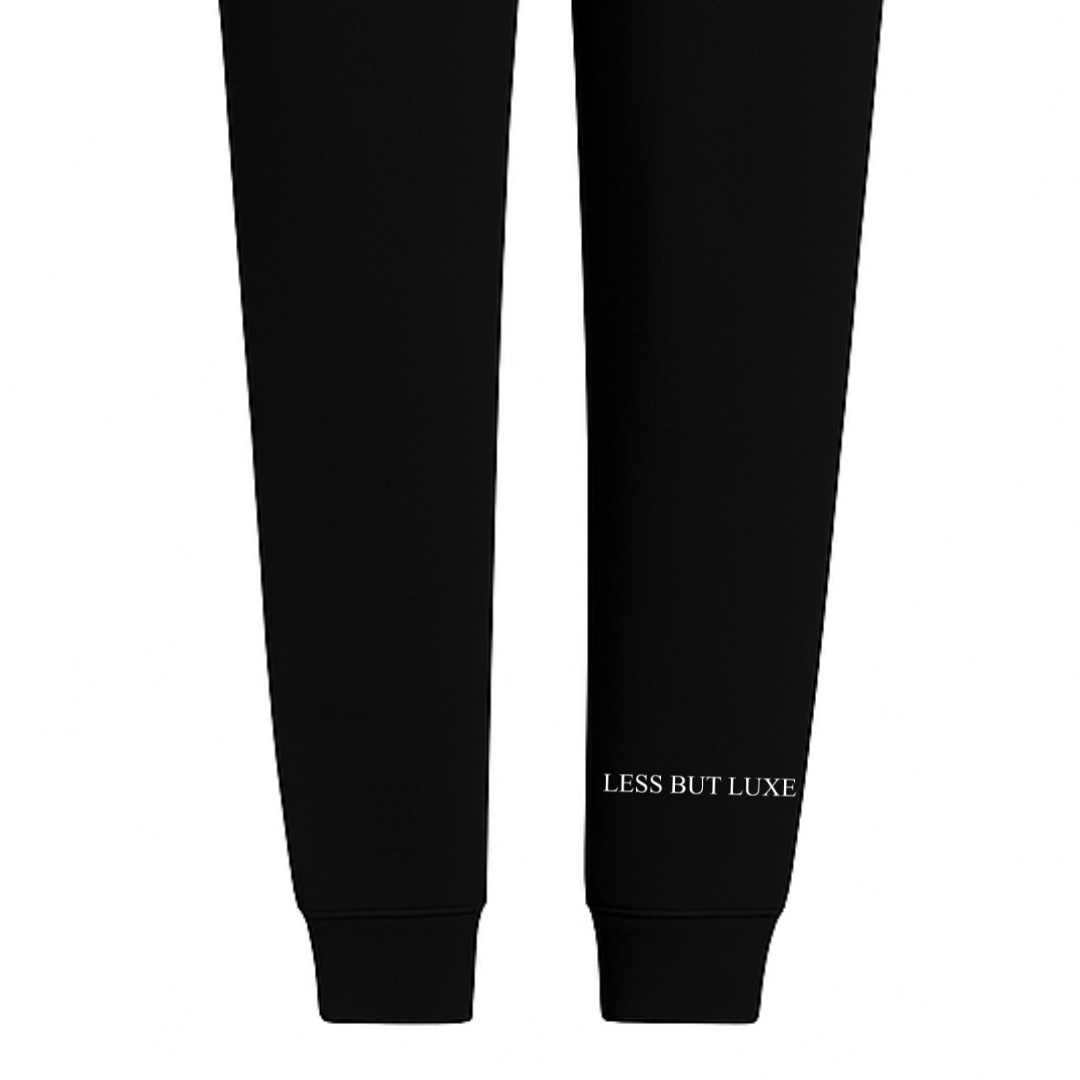 Less But Luxe Joggers - Black
