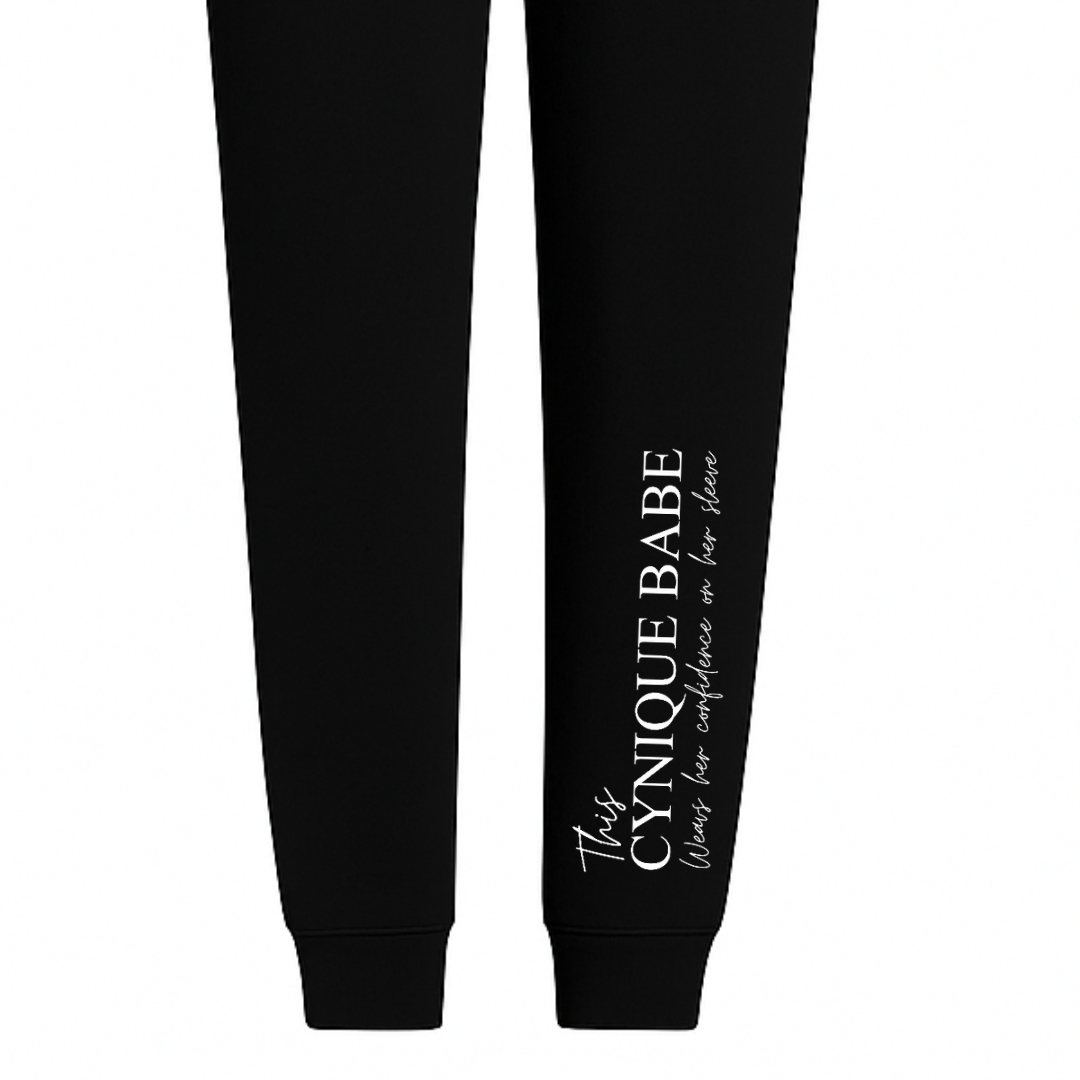 This CYNIQUE Babe Wears Her Confidence On Her Sleeve Joggers – Black