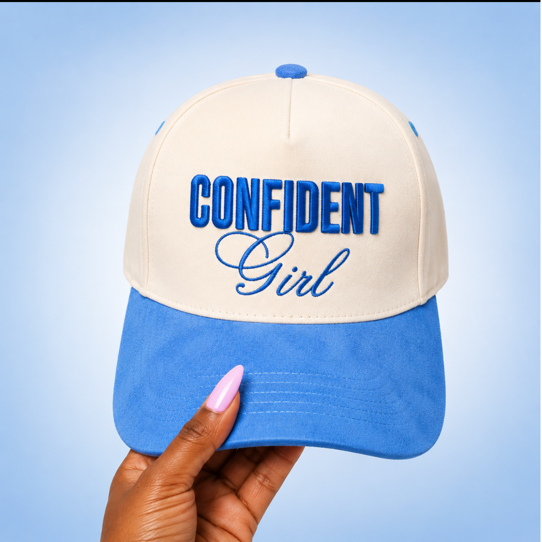 Confident Girl Cap – Blue