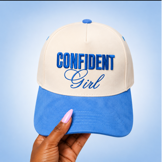 Confident Girl Cap – Blue