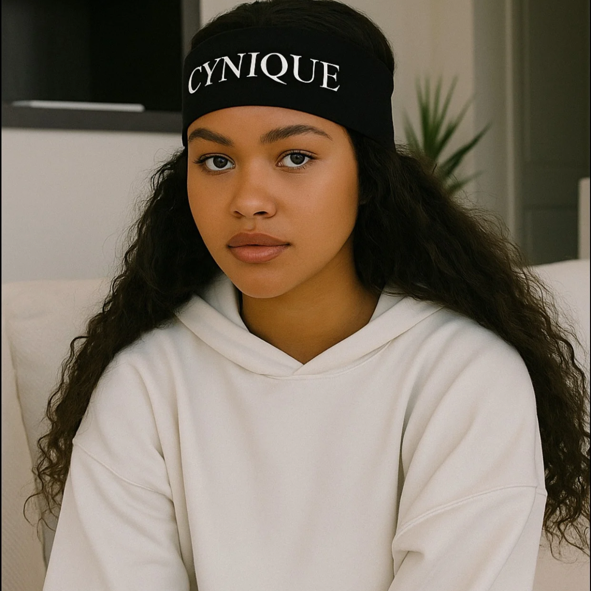 CYNIQUE Black Headband