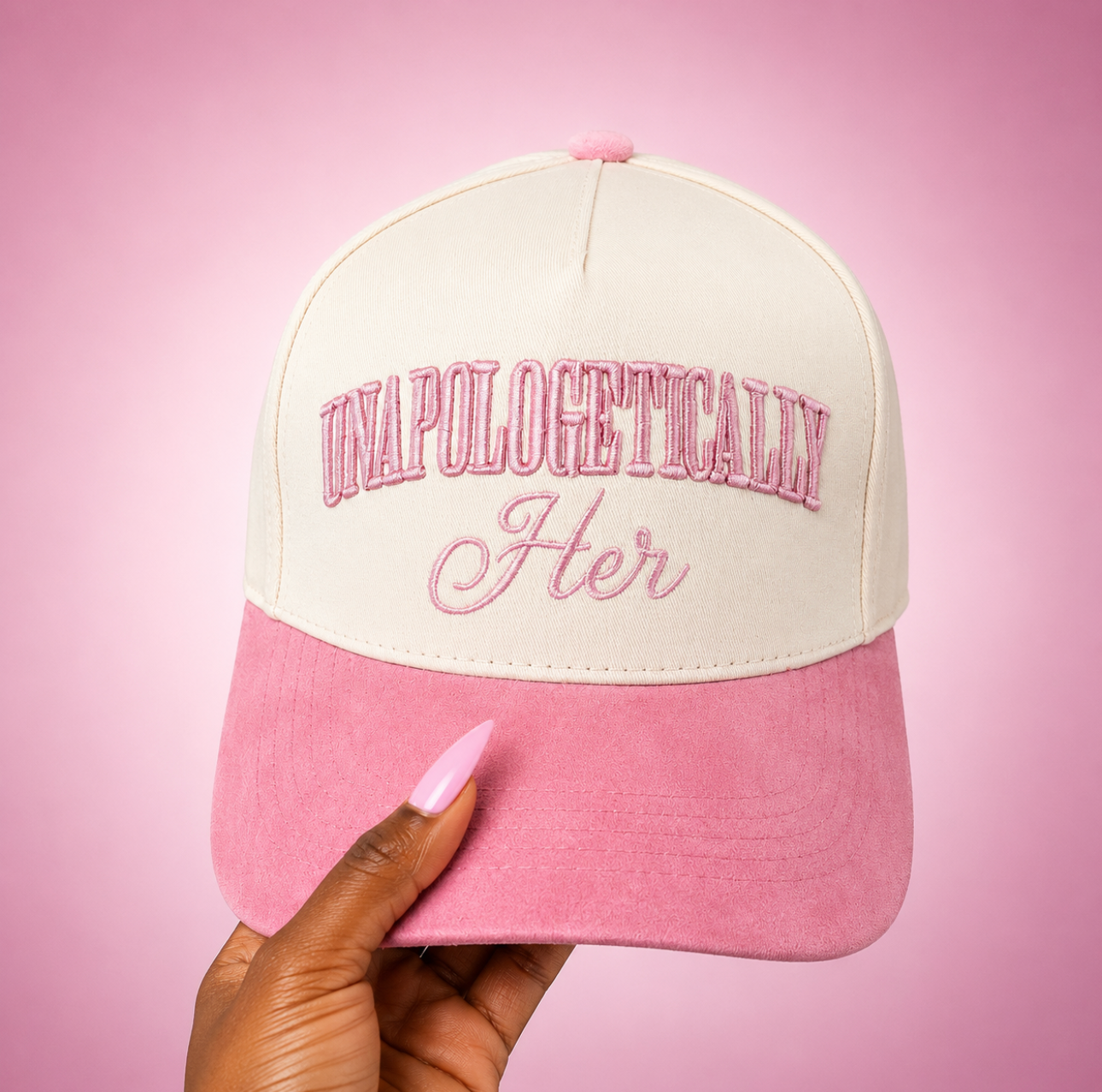 Unapologetically Her Cap – Pink