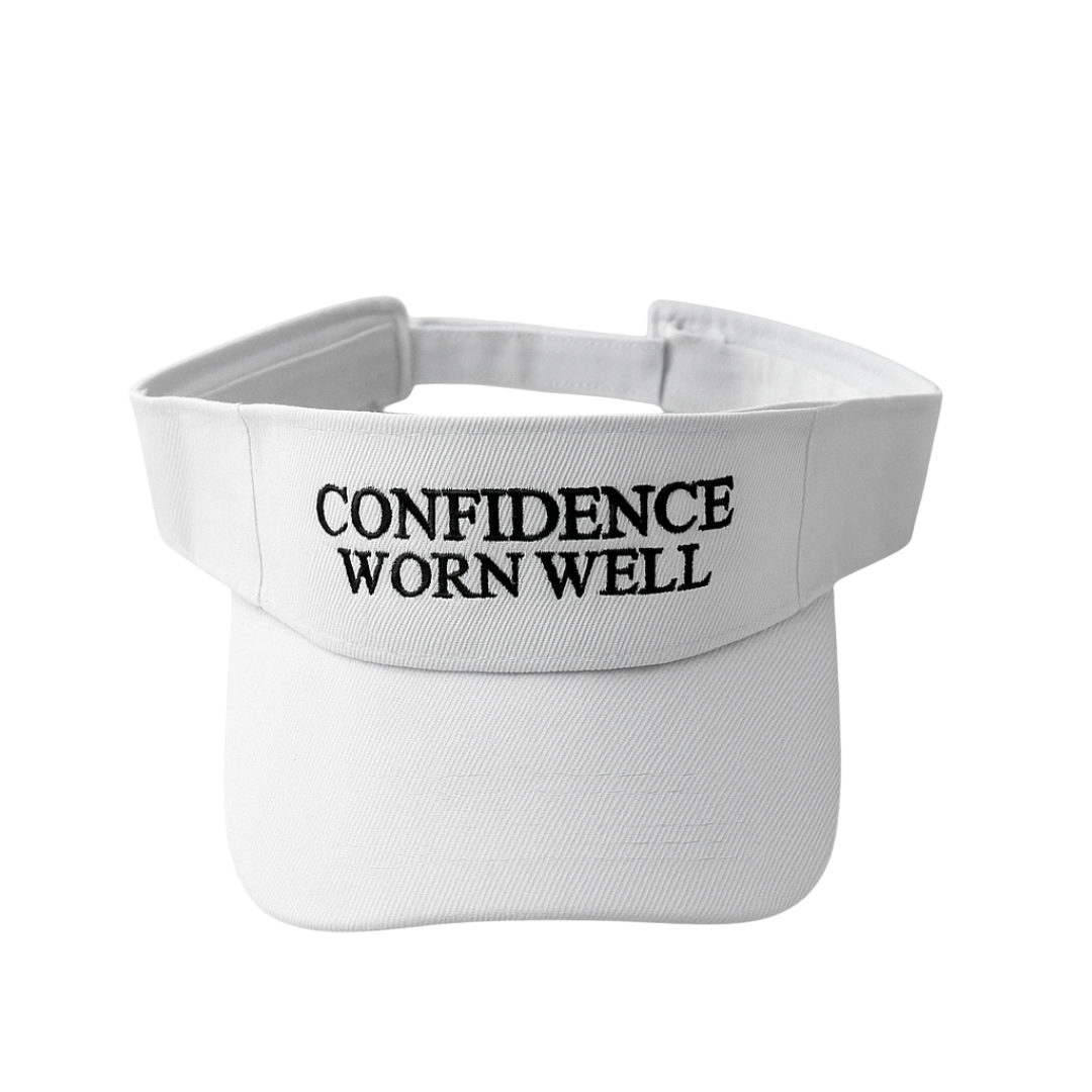 Confidence Worn Well Embroidered Sun Visor