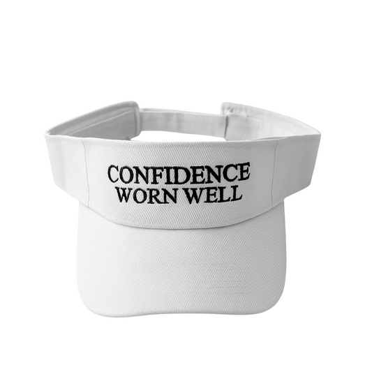 Confidence Worn Well Embroidered Sun Visor