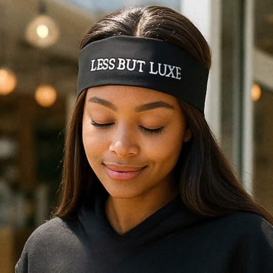 Less But Luxe Black Headband