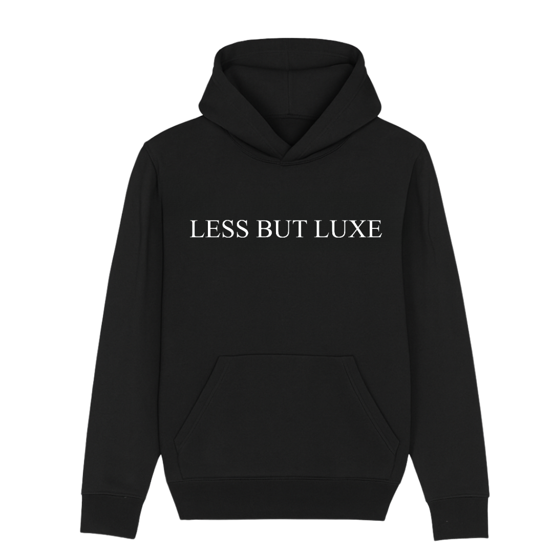 Less But Luxe Hoodie – Black
