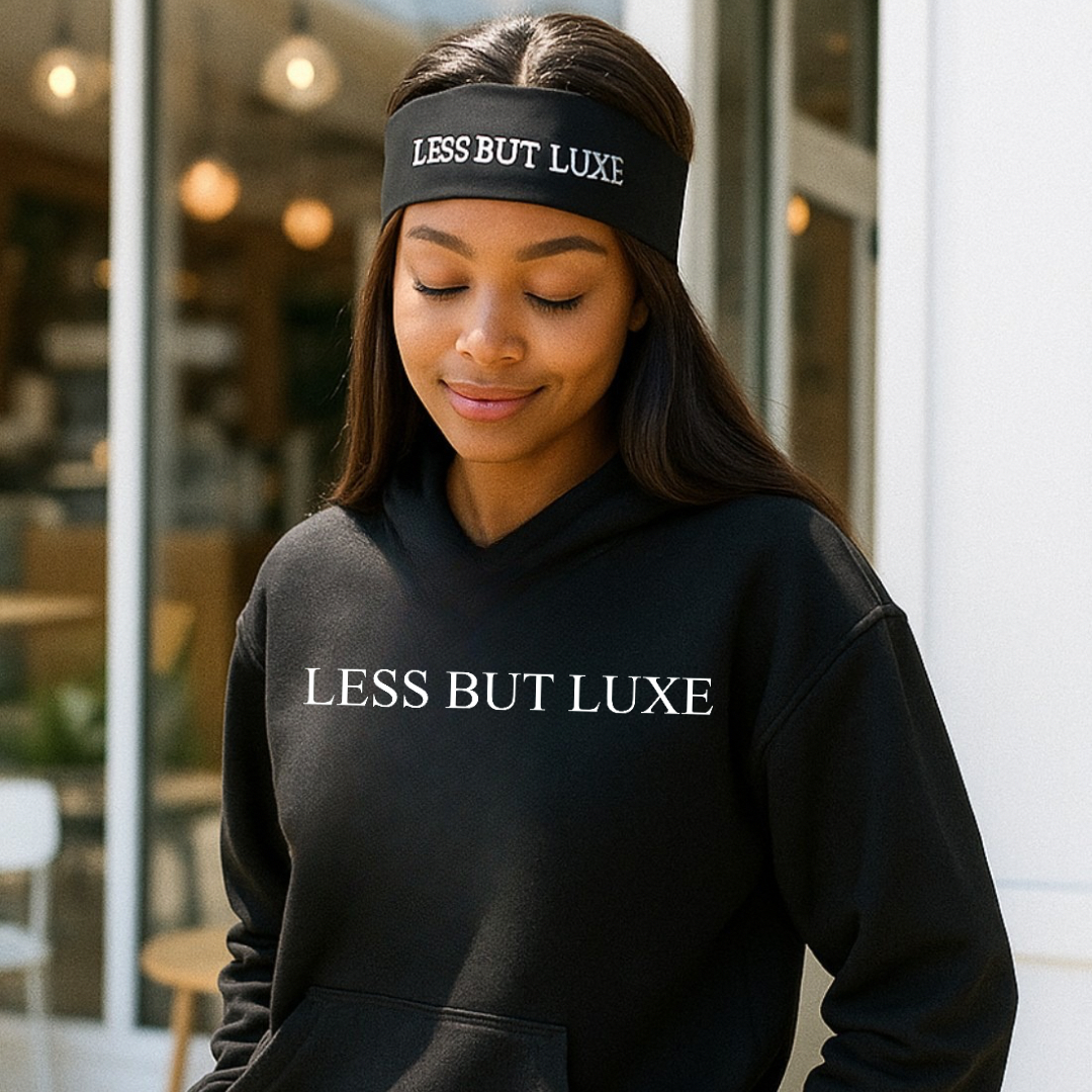 Less But Luxe Black Headband