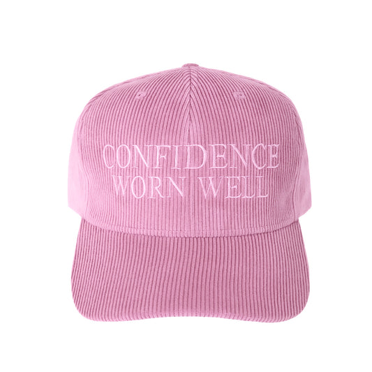 Pink Corduroy Confidence Worn Well Cap