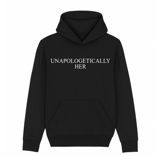 Unapologetically Her Hoodie – Black
